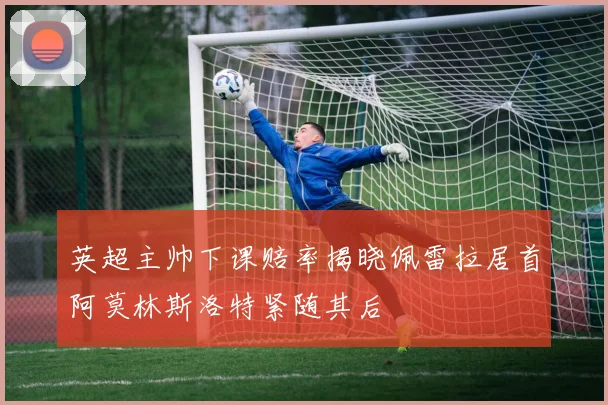 英超主帅下课赔率揭晓佩雷拉居首阿莫林斯洛特紧随其后